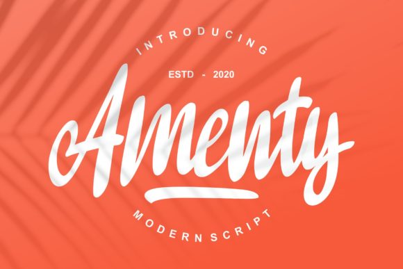 Amenty Script: The Handwritten Font for Marketers