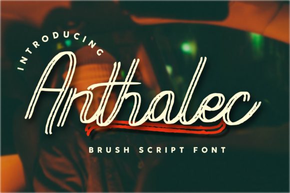 Anthalec Script: A Vintage Typeface for Digital Brands