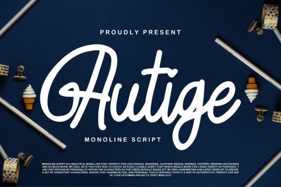Autige Script Font: A Vintage Review