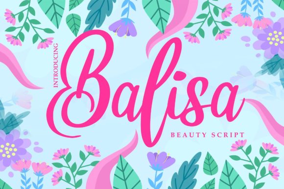 Balisa Script: A Handwritten Typeface for Elegant Branding