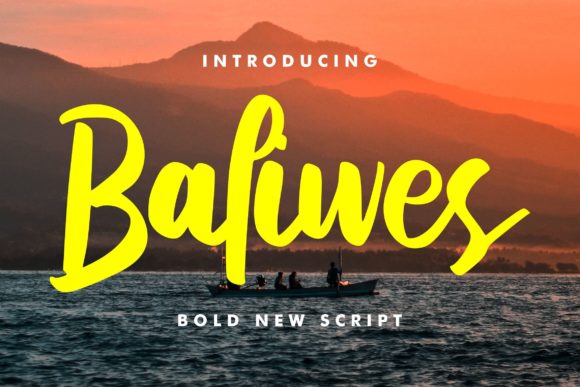 Baliwes Script: A Bold Typeface for Modern Branding
