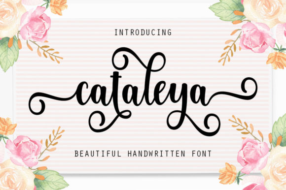 Cataleya Script: A Refined Typeface for Editorial Design