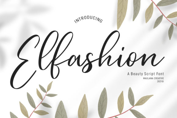 Elfashion Beauty Script: A Font for Elegant Branding