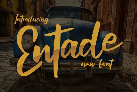 Entade Script: A Chic Typeface for Makers