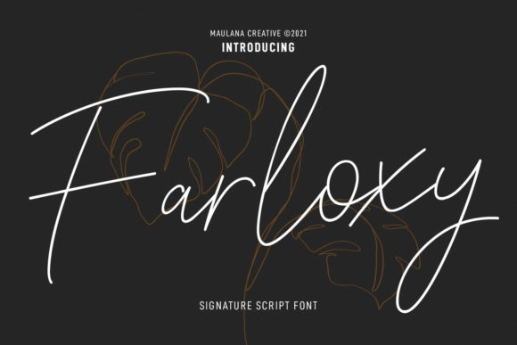 Farloxy Script: A Graceful Typeface for Editorial Design