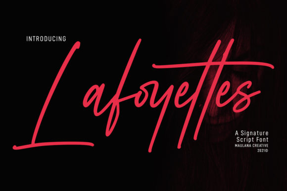 Lafoyettes Script: A Versatile Handwritten Typeface for Modern Campaigns