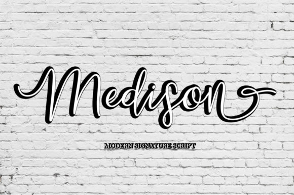 Medison Script: A Sweet Typeface for Elegant Branding