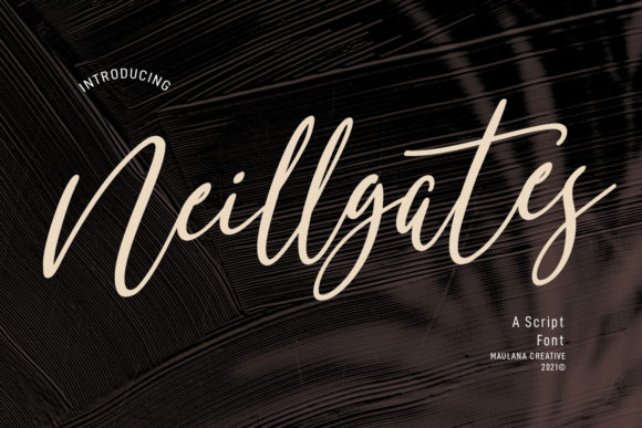 Neillgates Script: A Modern Typeface for Digital Design