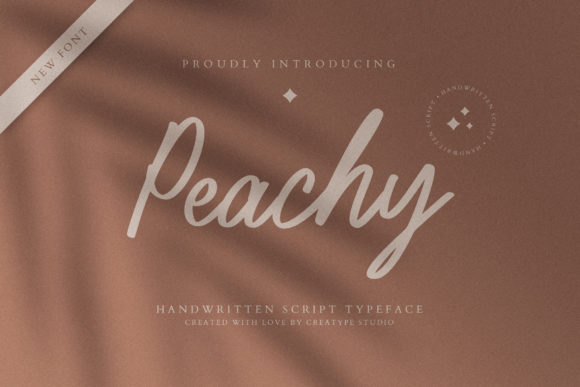 Peachy Script: A Refined Typeface for Editorial Design