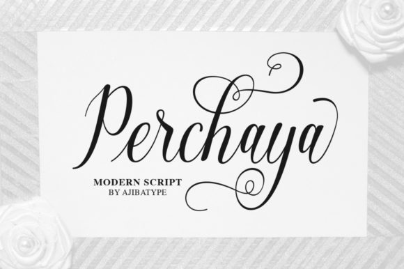 Perchaya Script: A Handwritten Typeface for Digital Design