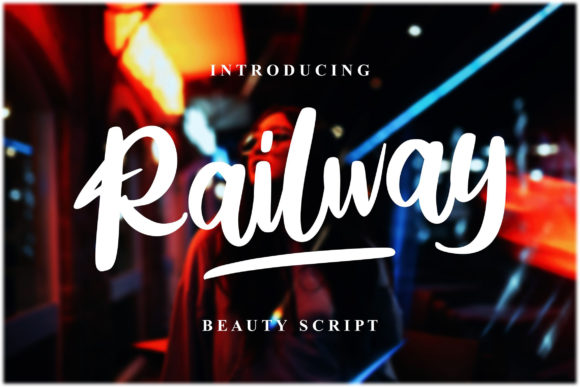 Railway Script: A Handwritten Font for Brand Identity