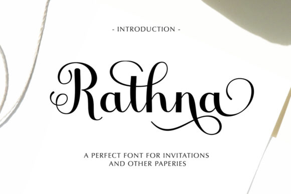 Rathna Script: A Handwritten Font for Digital Elegance
