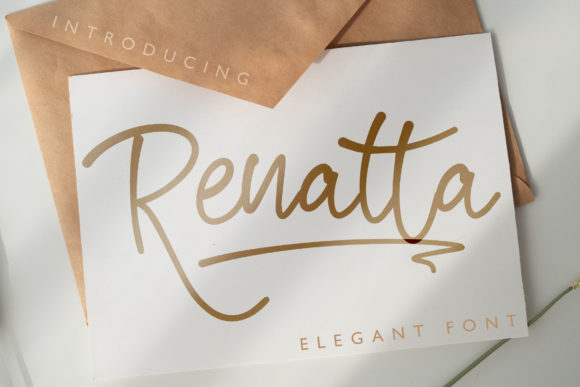 Renatta Script: A Vintage Typeface for Web Design