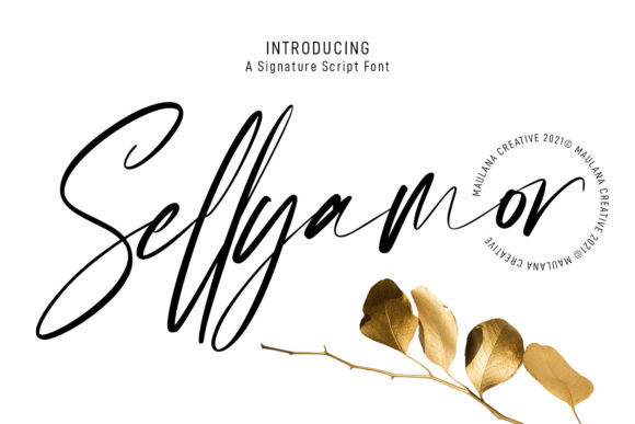 Sellyamor Script: A Handwritten Font for Editorial Grace