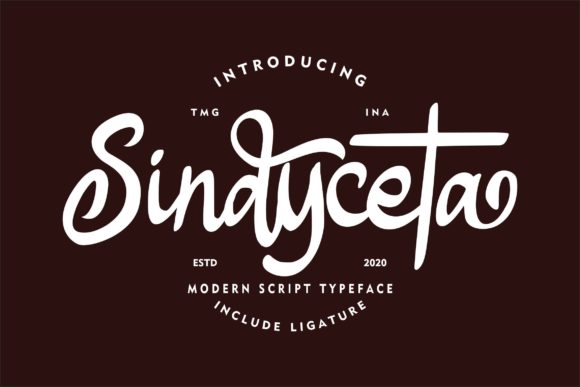Sindyceta Script Font for Bold Branding