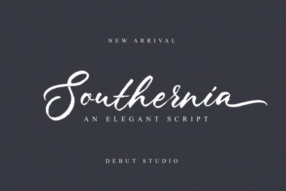 Southernia Script: A Vintage Typeface for Makers