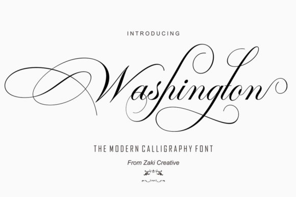 Washington Script: A Premium Font for Digital Brands